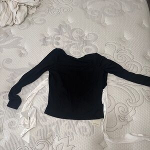 Long sleeve black shirt